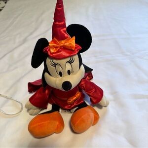 Disney Minnie Black and Orange Character Plush